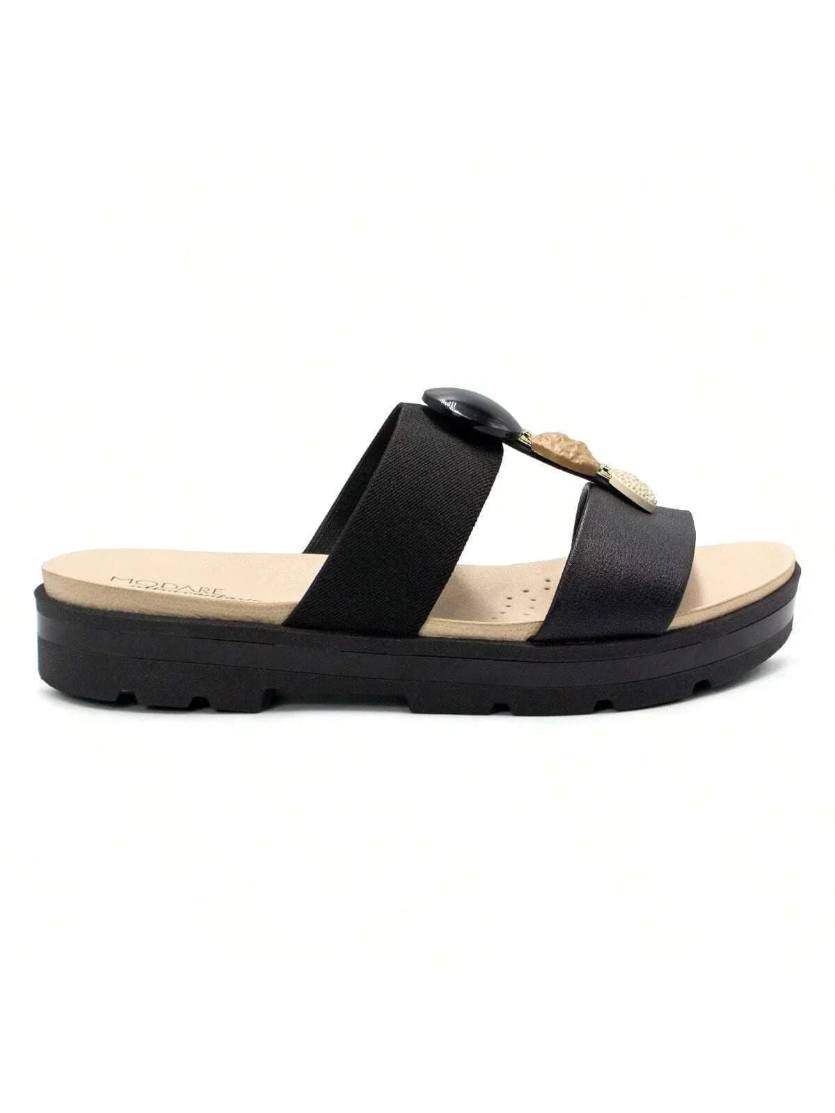Tamanco Modare Feminino Napa Floather Nature Elástico