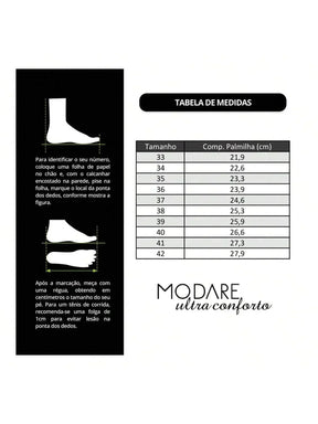Modare Sandália Feminina Modare Ultraconforto