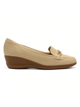 Sapato Modare Feminino Micro/Strech Salto Anabela Enfeite